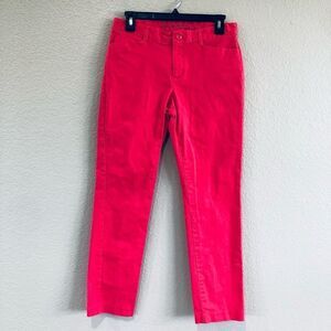Khakis by Gap Coral Pink Cropped Ankle Pants 2